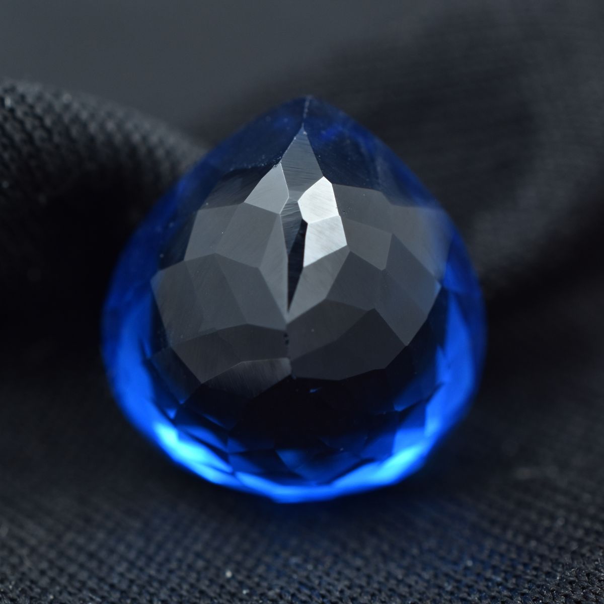 Natural 9.00 Ct Best Pear Cut Blue Sapphire CERTIFIED Excellent Loose Gemstone