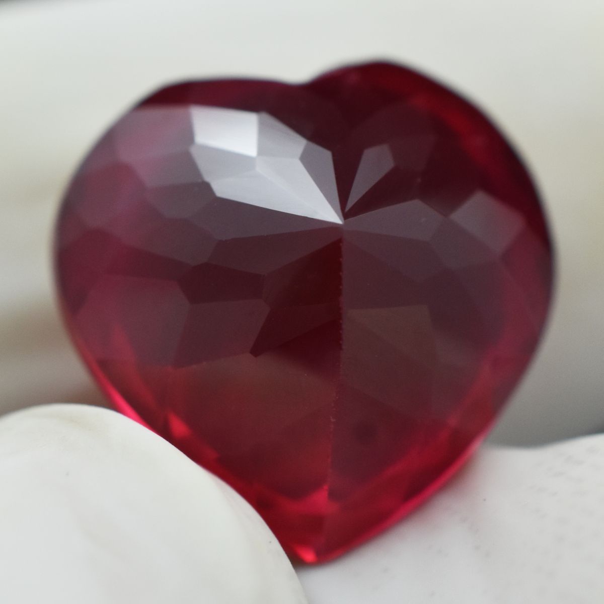 Ruby Gemstone Certificate – Certified Natural Heart Cut Ruby by GIR

