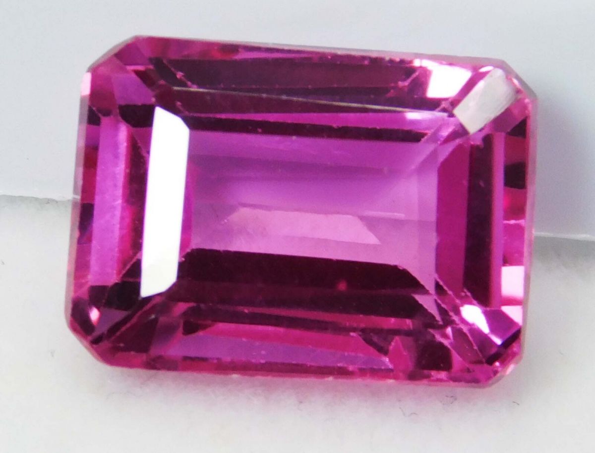 Finest Quality, Natural PINK Sapphire Emerald 10.56 Ct CERTIFIED Loose Gemstone