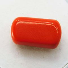 6 Ct Natural Red Coral Italian Cabochon Cut Loose Gemstone