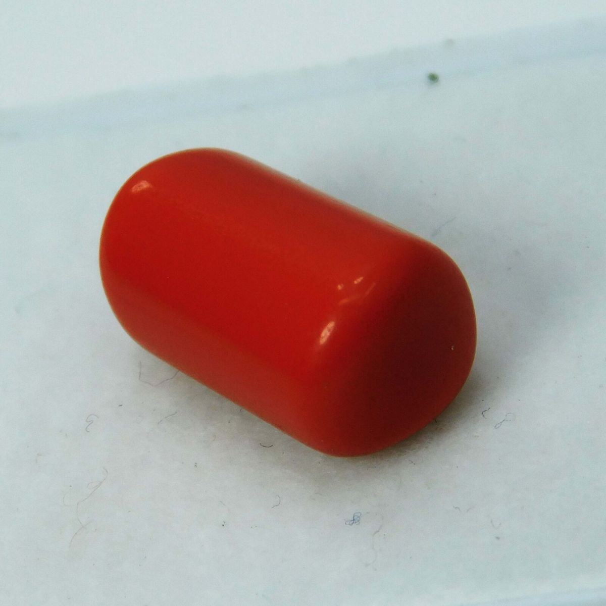 6 Ct Natural Red Coral Italian Cabochon Cut Loose Gemstone