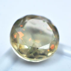 Opal Round Cut Natural Ethiopian Multi-Color 5.35 Ct CERTIFIED Loose Gemstone