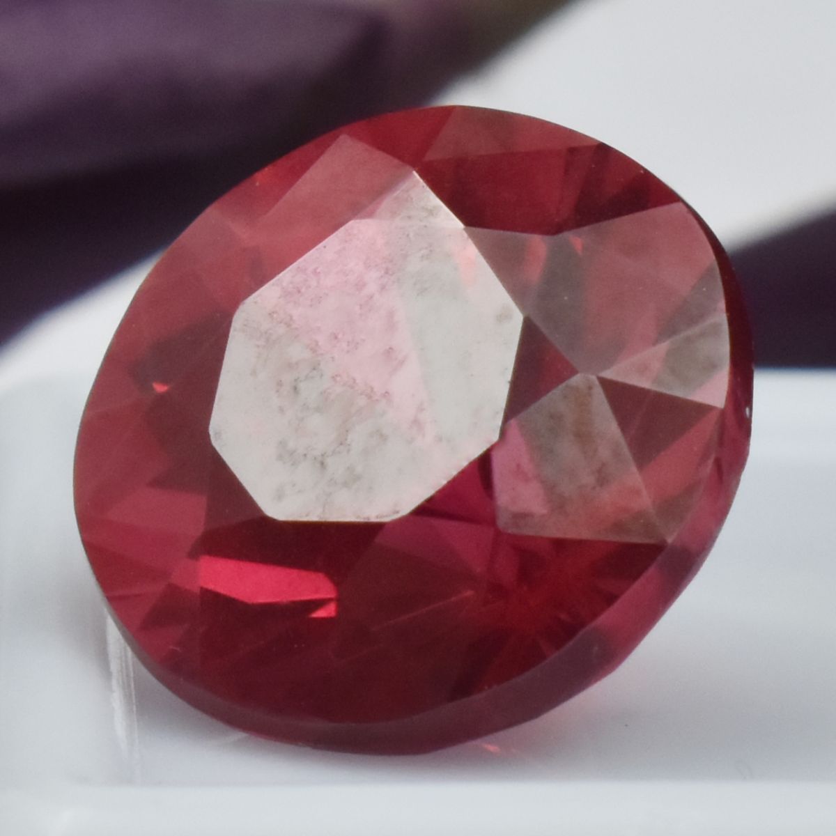 CERTIFIED Padparadscha Sapphire 9.15 Carat Natural Round Cut Loose Gemstone