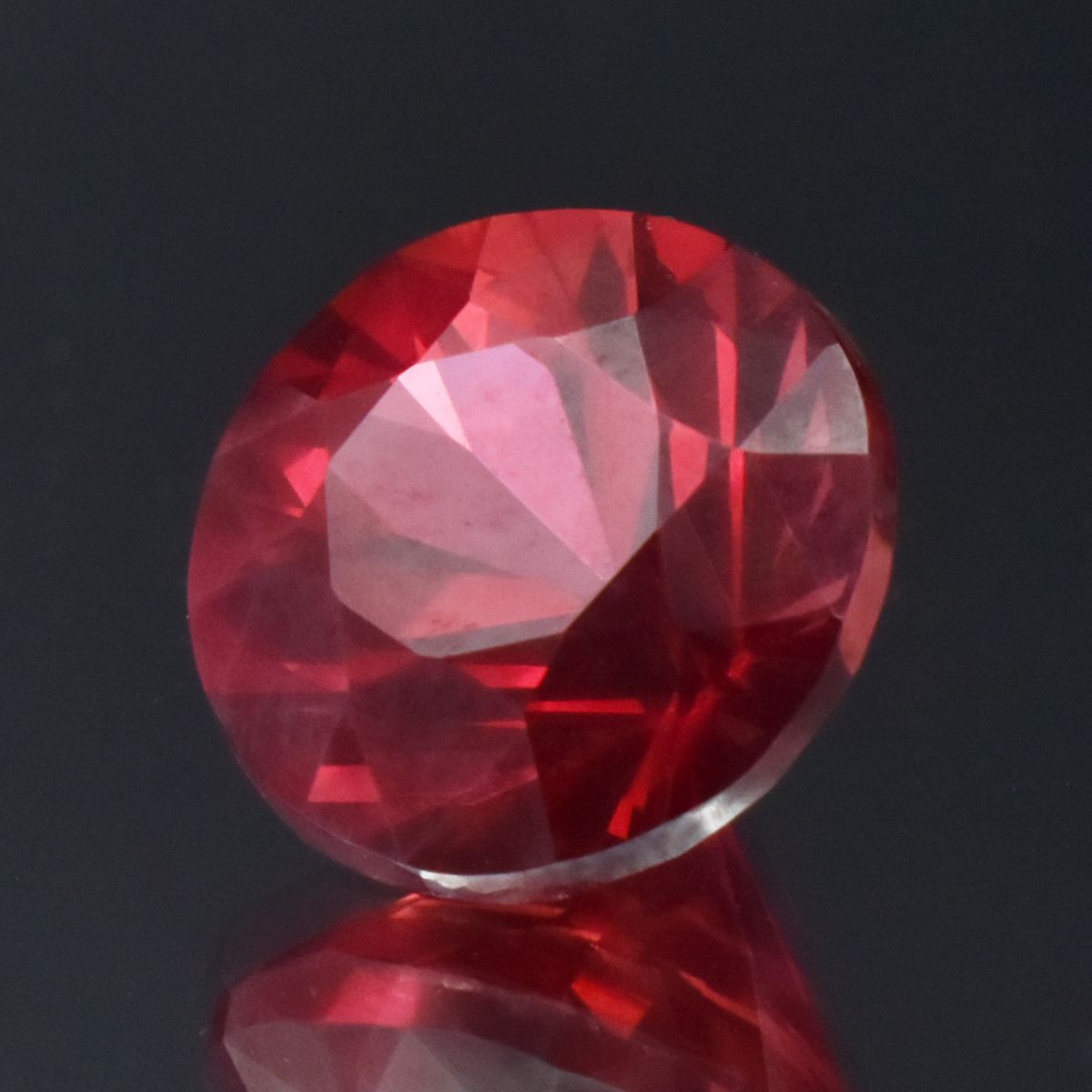 CERTIFIED Padparadscha Sapphire 9.15 Carat Natural Round Cut Loose Gemstone