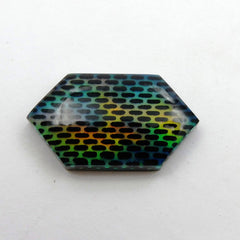 17.40 Ct Natural Opal Doublet Multi-Color CERTIFIED Fancy Cut Loose Gemstone