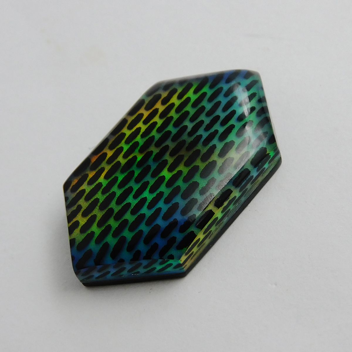 17.40 Ct Natural Opal Doublet Multi-Color CERTIFIED Fancy Cut Loose Gemstone