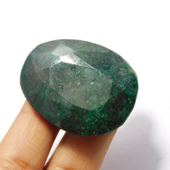 Natural Green Emerald Oval Cut 147.55 Carat Loose Gemstone CERTIFIED