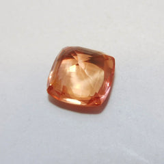 Padparadscha Sapphire 9.00 Ct Square Cut Natural Rare Loose Gemstone CERTIFIED