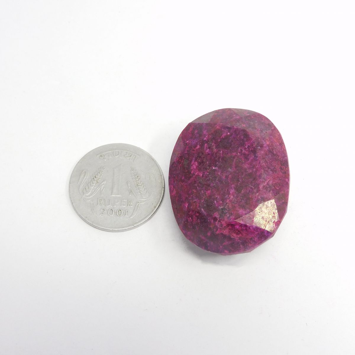 200.00 Ct Natural Dark Pink Ruby Huge Size Oval Cut CERTIFIED Loose Gemstone