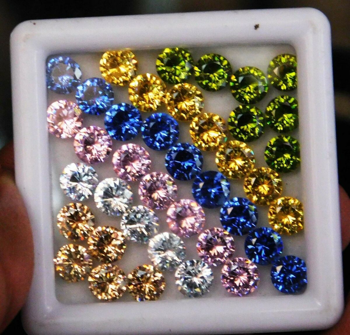 CERTIFIED 16 PCS Natural Sapphire Loose Gemstone Lot Round 5 MM Ring Size