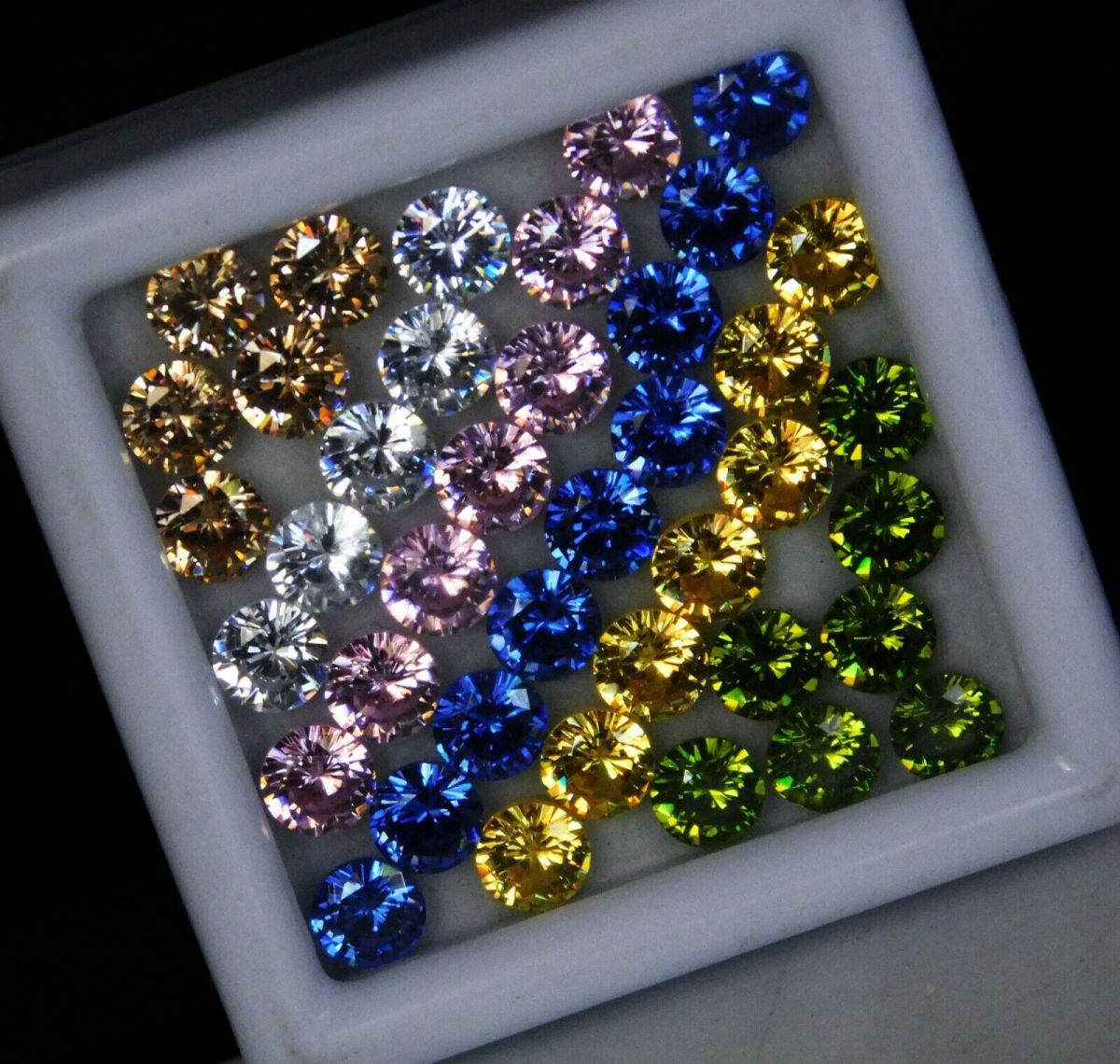 CERTIFIED 16 PCS Natural Sapphire Loose Gemstone Lot Round 5 MM Ring Size