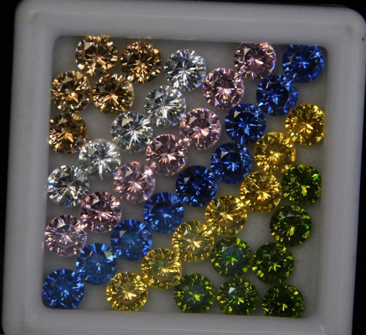 CERTIFIED 16 PCS Natural Sapphire Loose Gemstone Lot Round 5 MM Ring Size