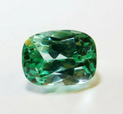 5 Ct Natural Grandidierite Loose Gemstone CERTIFIED Green Cushion Shape