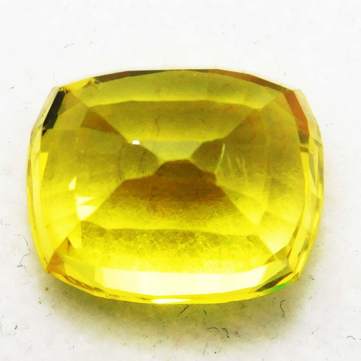 8.85 Ct Natural Ceylon Yellow Sapphire Cushion Cut CERTIFIED Loose Gemstone