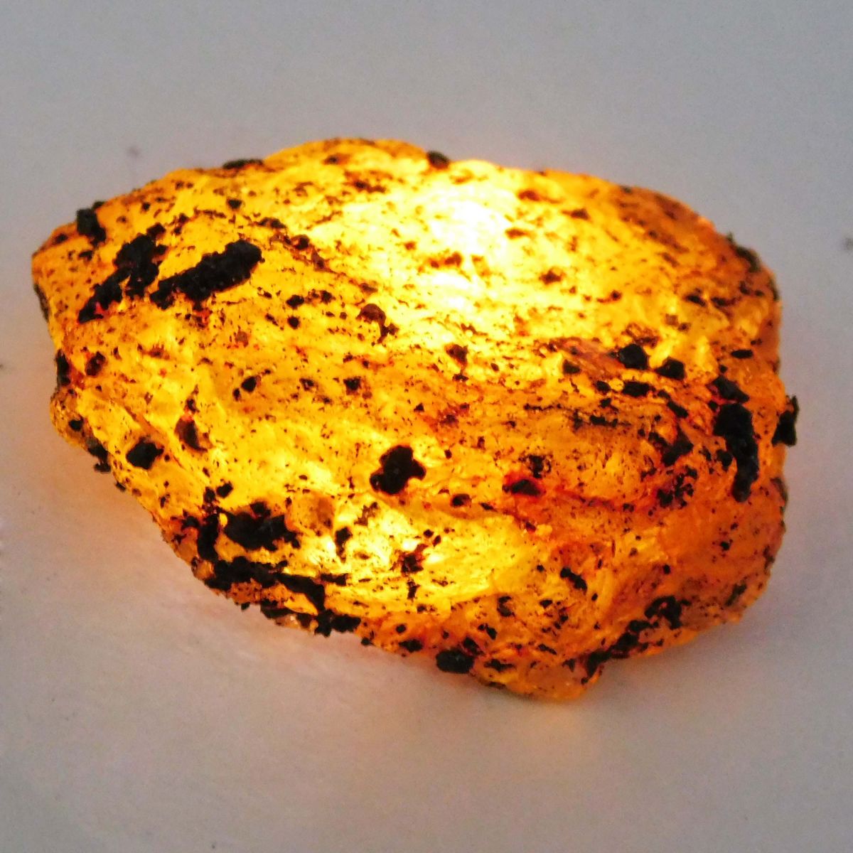 64.23 Ct Natural Yellow Sapphire Huge Rough Earth Mined CERTIFIED Loose Gemstone