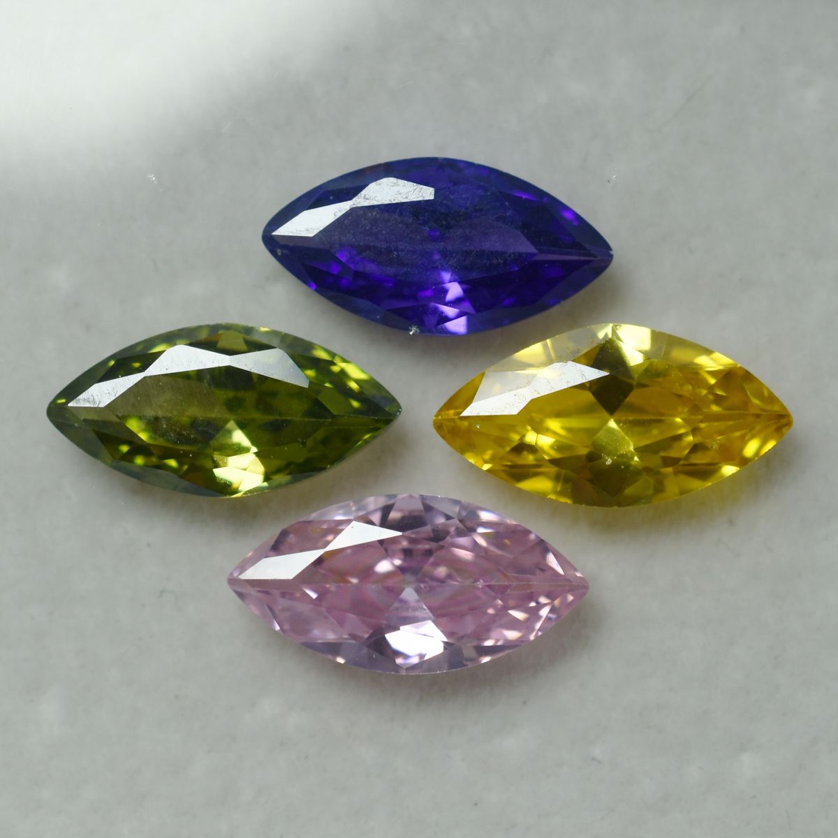 Mix Color Marquise Cut 12 Pcs Natural CERTIFIED Sapphire Loose Gemstone Lot