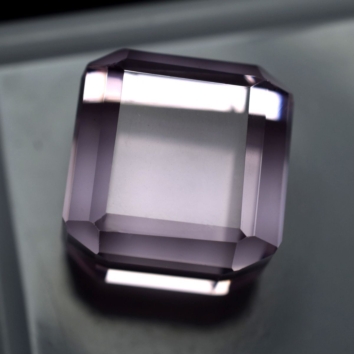 52.46 Carat Cube Cut Lab-Created Pink Kunzite CERTIFIED Loose Gemstone