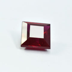 Mosambique 14.05 Ct CERTIFIED Loose Gemstone PIGEON BLOOD Red RUBY Square CUT.