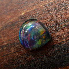 5.35 Ct Natural BOULDER OPAL Doublet PEAR SHAPE   Loose Gemstone CERTIFIED