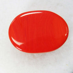 Natural 10 Ct Natural Cabochon Oval Cut Italian Red Coral Loose Gemstone