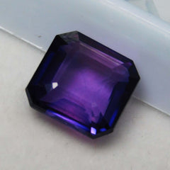 5.00 Ct NATURAL Square Cut Purple TANZANITE Stone Loose Gemstone CERTIFIED