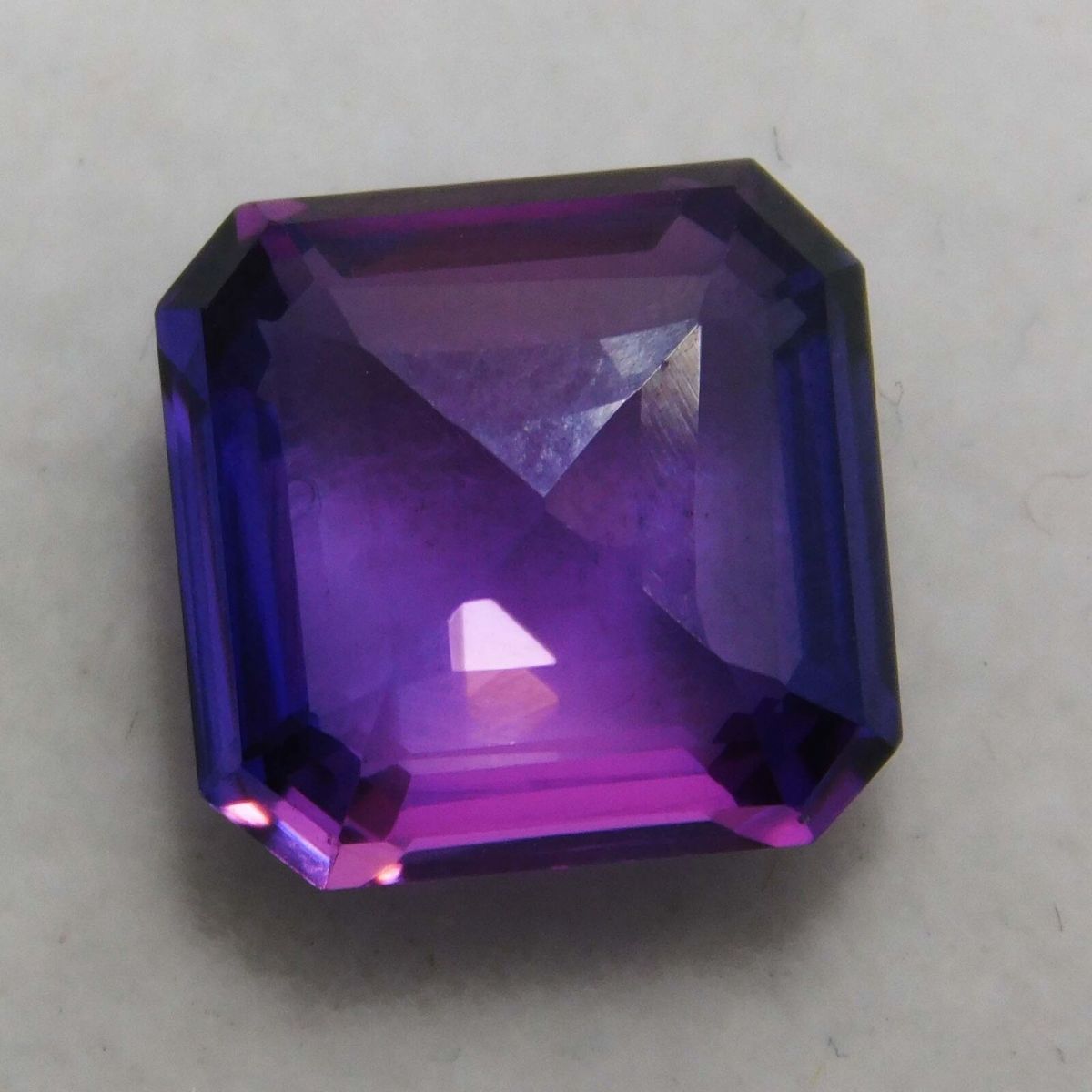 5.00 Ct NATURAL Square Cut Purple TANZANITE Stone Loose Gemstone CERTIFIED