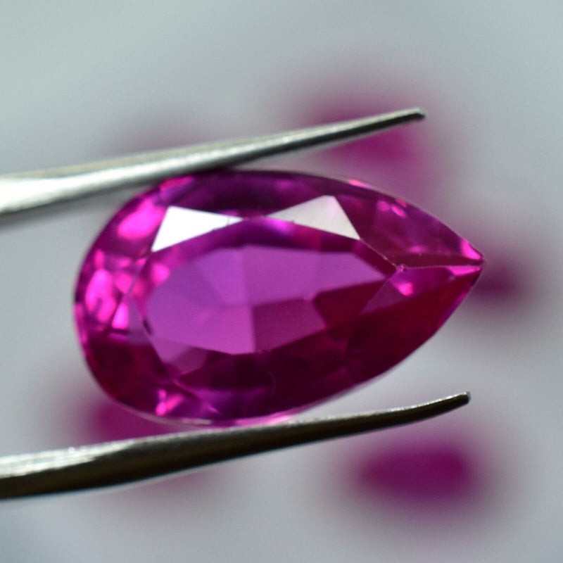 48.20 Ct Natural Pink Sapphire Certified Loose Gemstone side angle