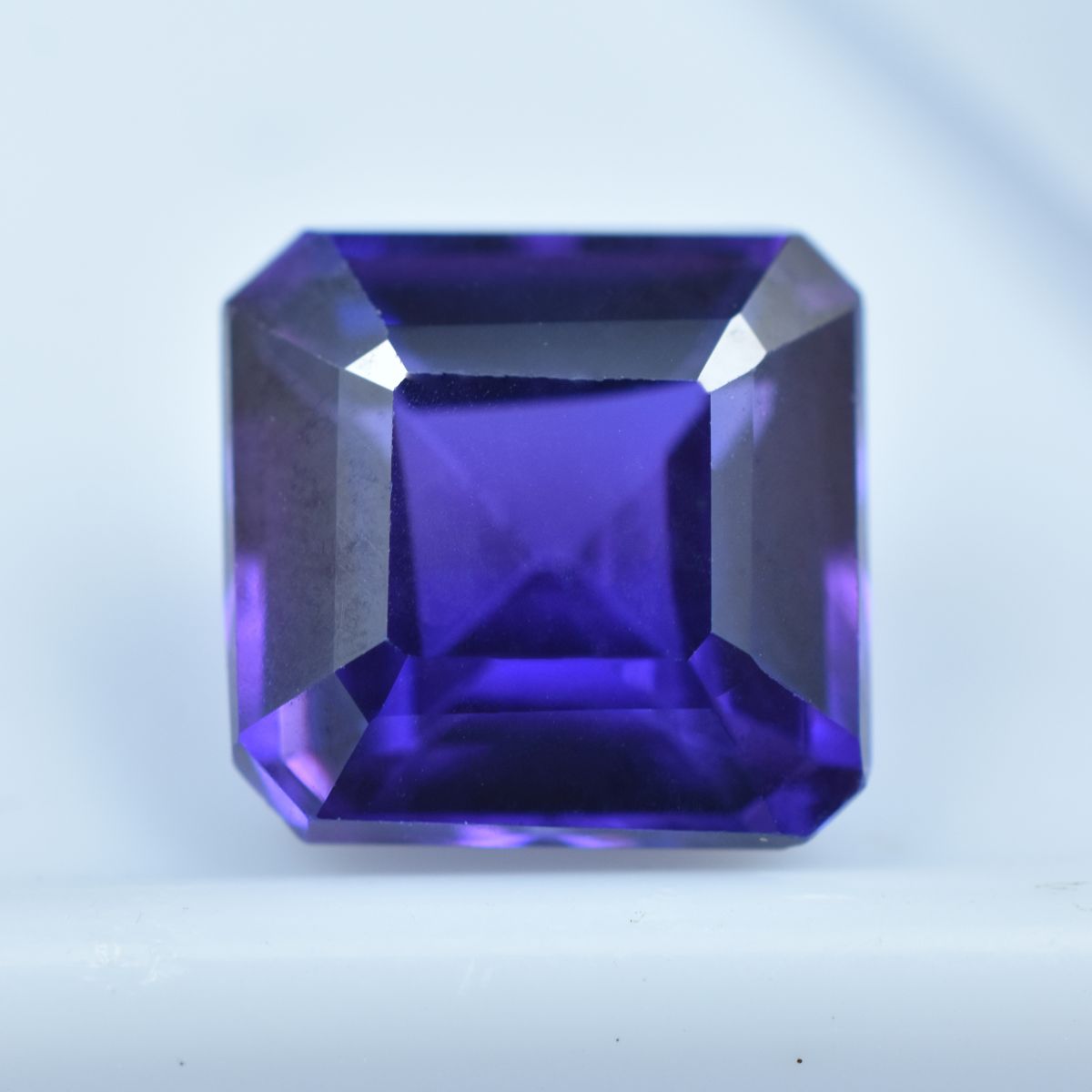 5.70 Ct Natural CERTIFIED Square Cut Purple Tanzanite Loose Gemstone