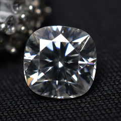 1.80 Ct Synthetic Moissanite D Color CERTIFIED Gemstone 1 Pcs Cushion Cut 7.5 mm