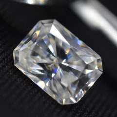 3.51 Carat Moissanite Loose Gemstone 10x8 MM VVS1 D Color Radiant Cut CERTIFIED