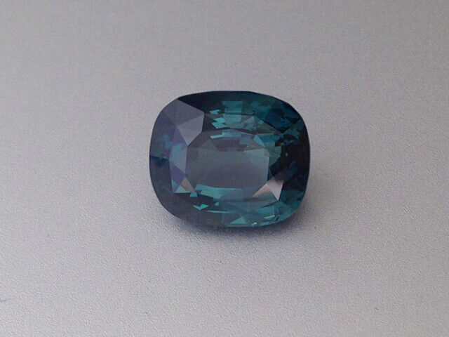 Certified 6.49 Carat Cushion Shape Deep Blue-Green Spinel Natural Loose Gemstone Spinel Known For Brilliance and Sparkle & Affordability