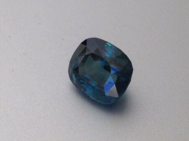 Certified 6.49 Carat Cushion Shape Deep Blue-Green Spinel Natural Loose Gemstone Spinel Known For Brilliance and Sparkle & Affordability