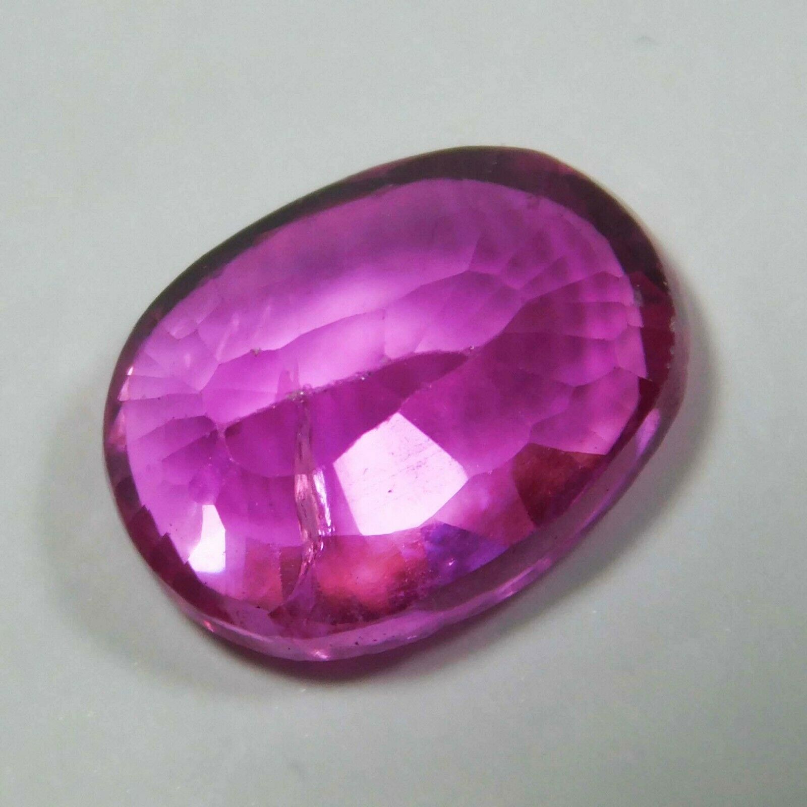 Pink Tourmaline Oval Shape  8.70 Ct Natural Precious Loose Gemstones Free Ship