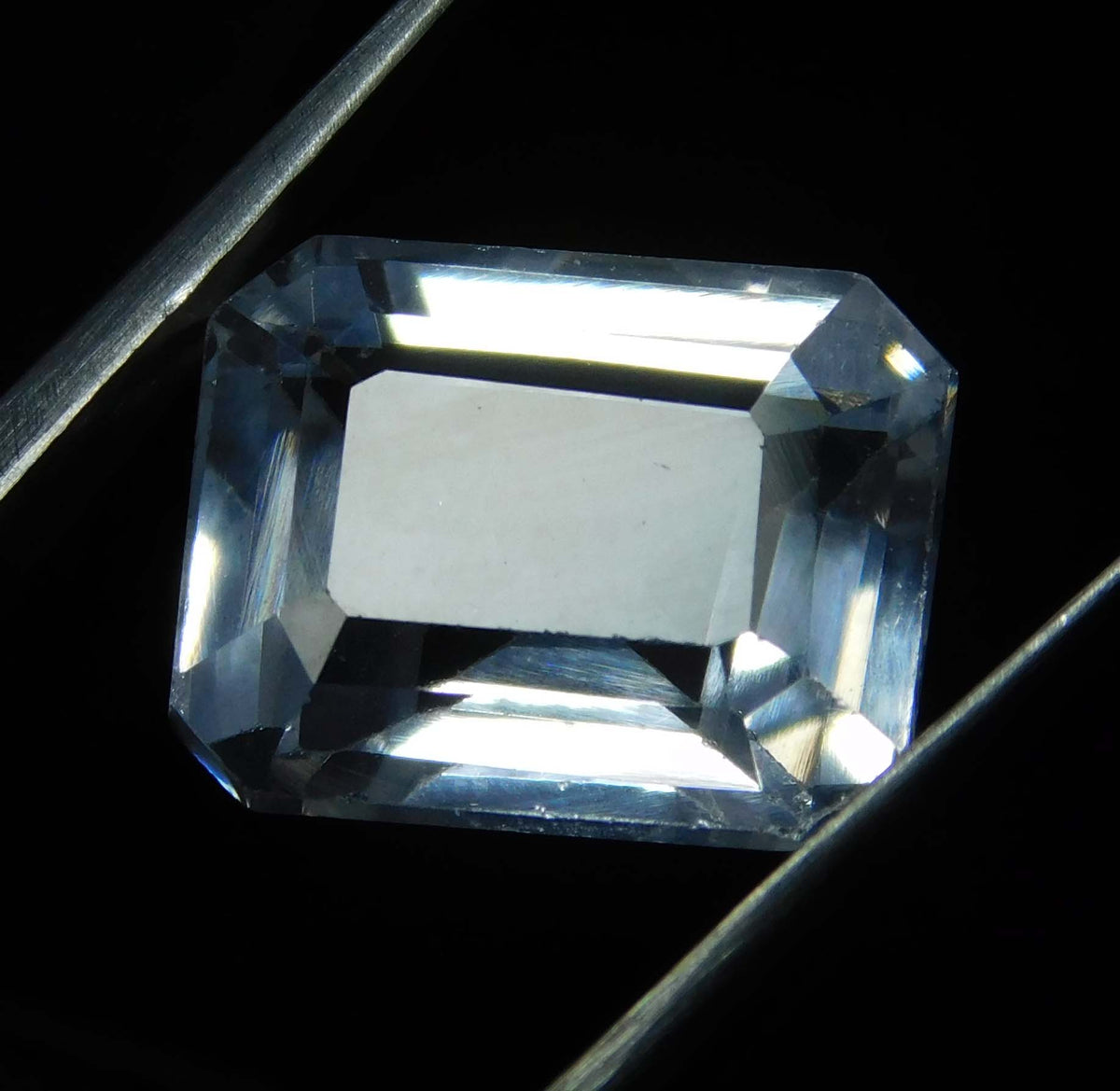 Natural Sapphire White Emerald Shape 7.21 Ct Certified Loose Gemstones