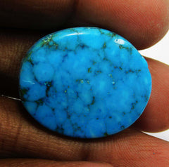 34.00 Ct Natural Blue Turquoise Oval Shape CERTIFIED Loose Gemstones