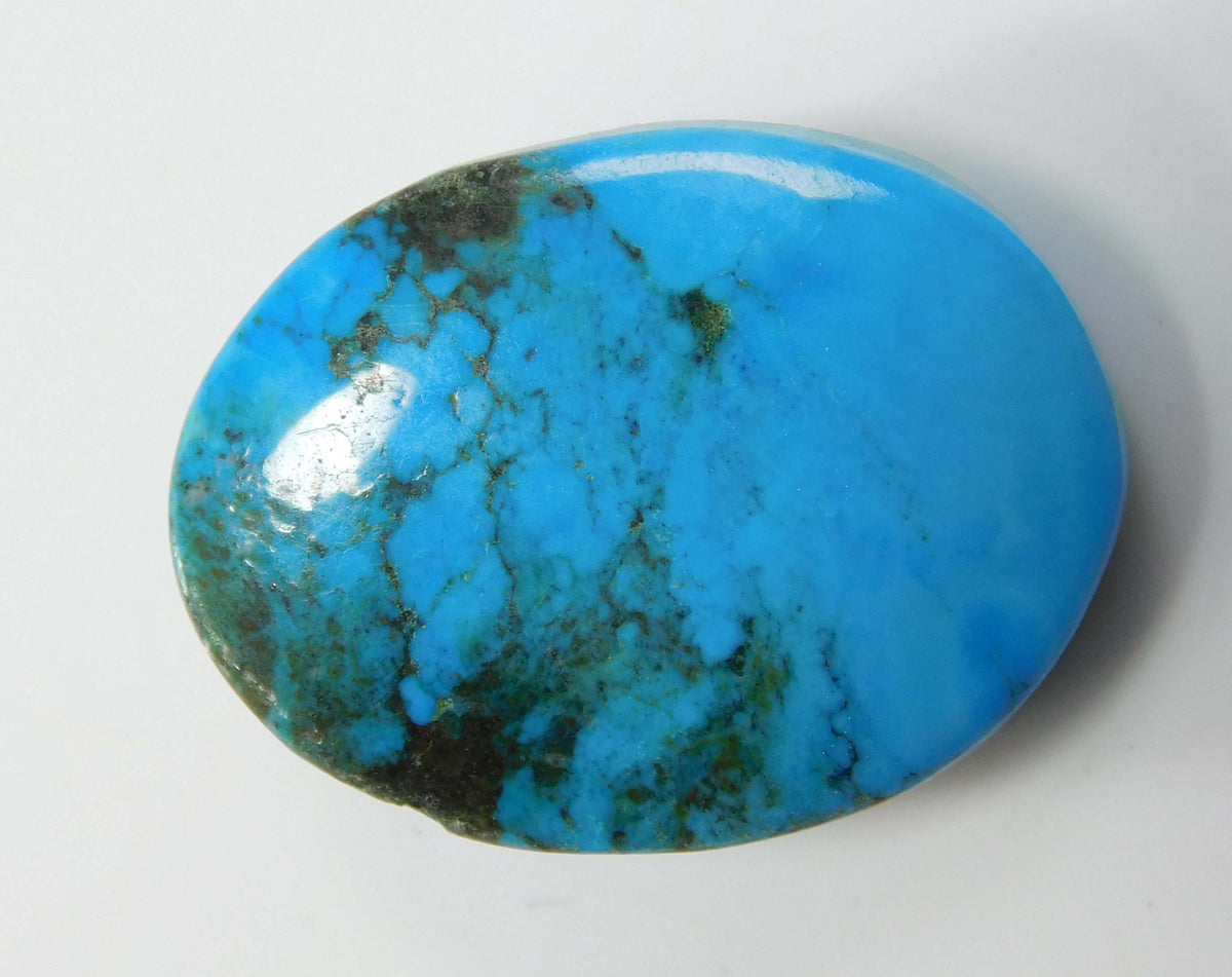 Natural Blue Turquoise Oval Shape 34.60 Ct CERTIFIED Loose Gemstones