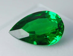 Natural Tourmaline Green Pear Shape 11 Ct Certifeid Loose Gemstones