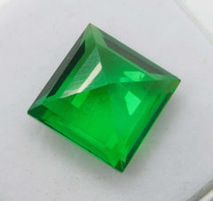 Natural Tourmaline Green Square Shape 9 Ct Certifeid Loose Gemstones