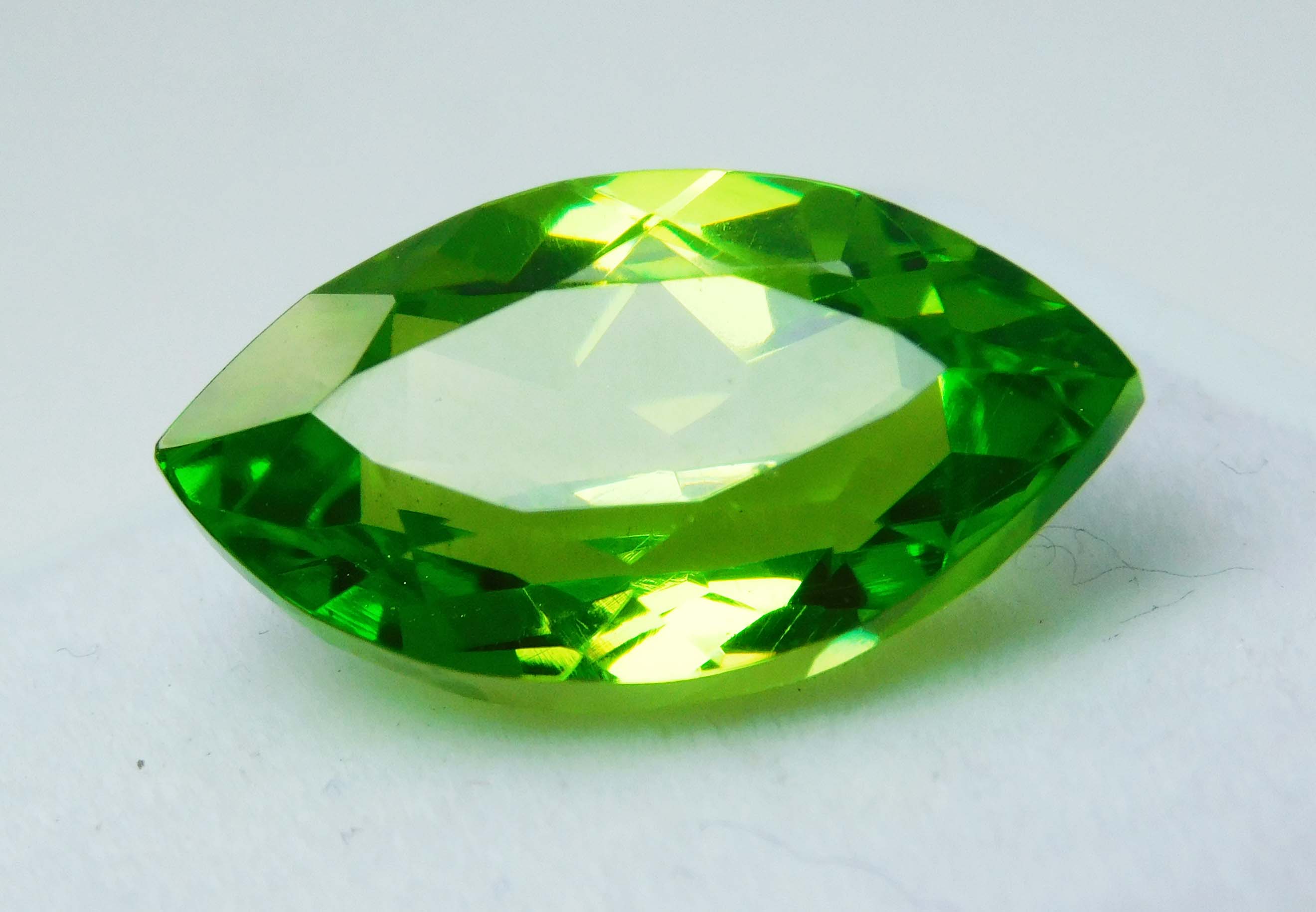 10.20 Ct Natural Genuine Peridot Green Marquise Cut CERTIFIED Loose Gemstones