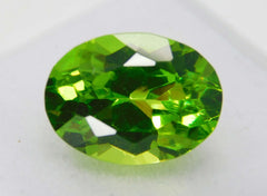 9.75 Ct Natural Oval Cut Authentic CERTIFIED Rare Peridot Green Loose Gemstone