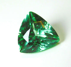 8 Ct Natural Tourmaline Gemstone Loose Certified Green Trillion STUNNING Gem