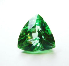 8 Ct Natural Tourmaline Gemstone Loose Certified Green Trillion STUNNING Gem