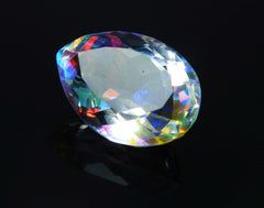 20.85 Carat CERTIFIED Loose Gemstone A+ Mystic Topaz Emerald Shape