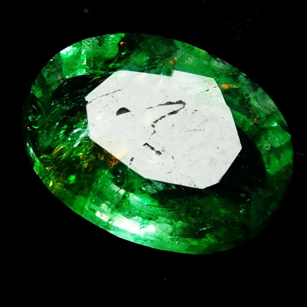 Oval Shape Green Emerald 1 Carat Natural Certified Colombian Loose Gemstone