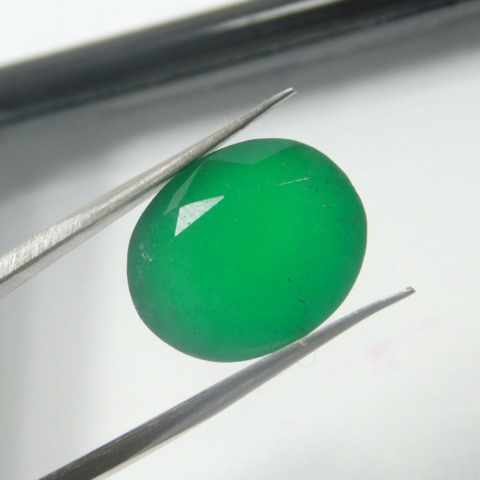 9 Ct Natural Emerald Loose Gemstone CERTIFIED Green Colombian Oval Cut