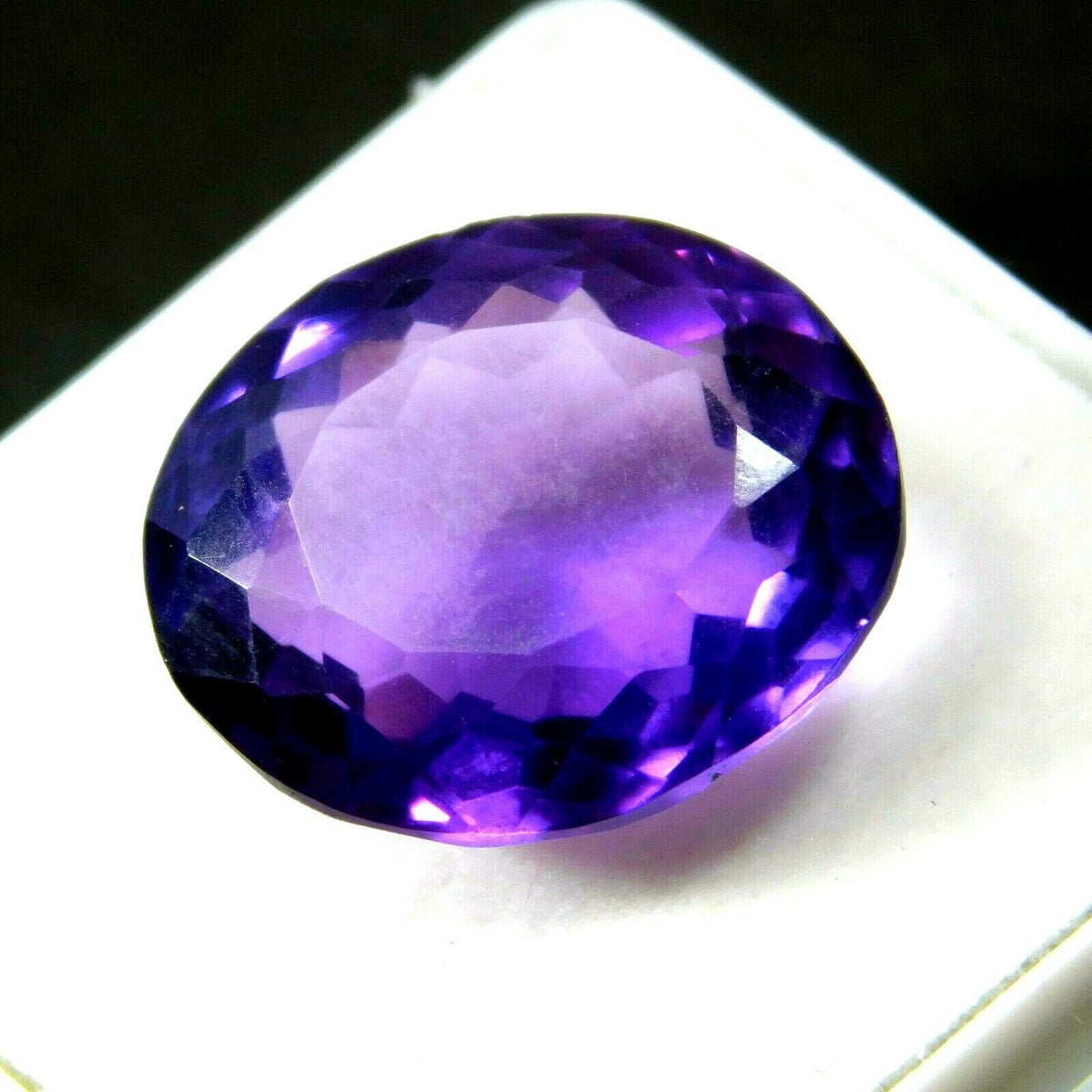 10.75 Ct Natural Purple Brazilian Amethyst CERTIFIED Loose Gemstone Oval Cut