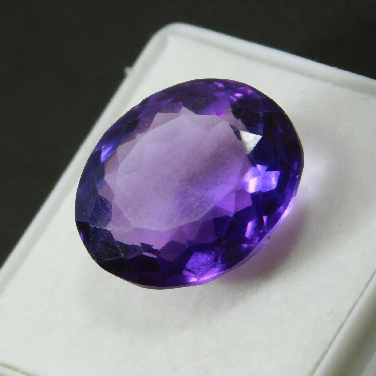 10.75 Ct Natural Purple Brazilian Amethyst CERTIFIED Loose Gemstone Oval Cut