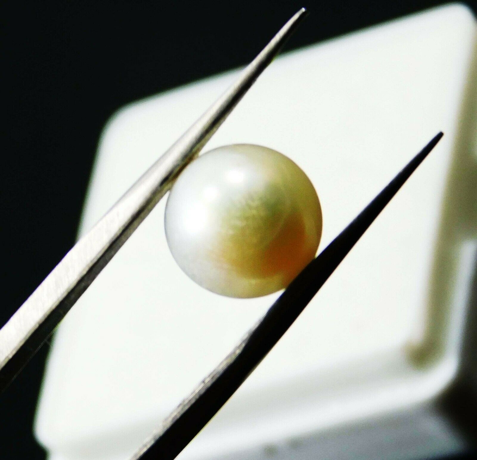 3 Ct Natural Pearl Gemstone SOUTH SEA Genuine White CERTIFIED