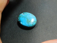 31.20 Carat Oval Cut Cabochon Blue Turquoise Natural CERTIFIED Loose Gemstone