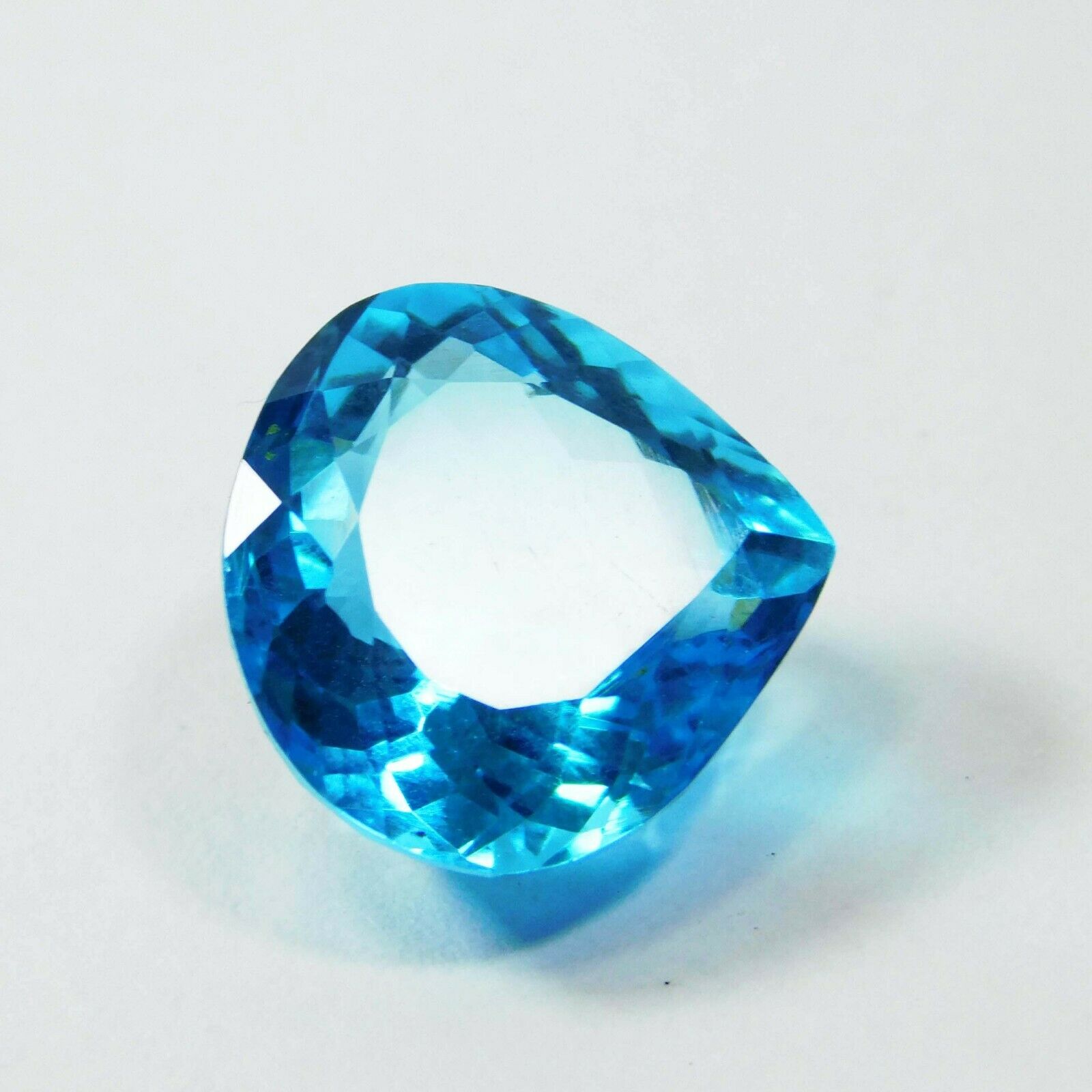 9.75 Ct Natural Loose Aquamarine Pear Cut CERTIFIED Ocean Blue Gemstone